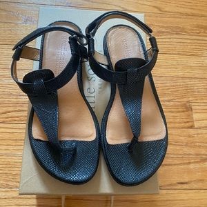 Gentle souls Oxford black sandal